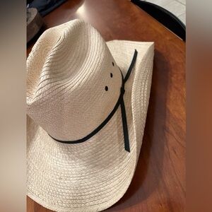 Stetson Beige Straw Cowboy Hat